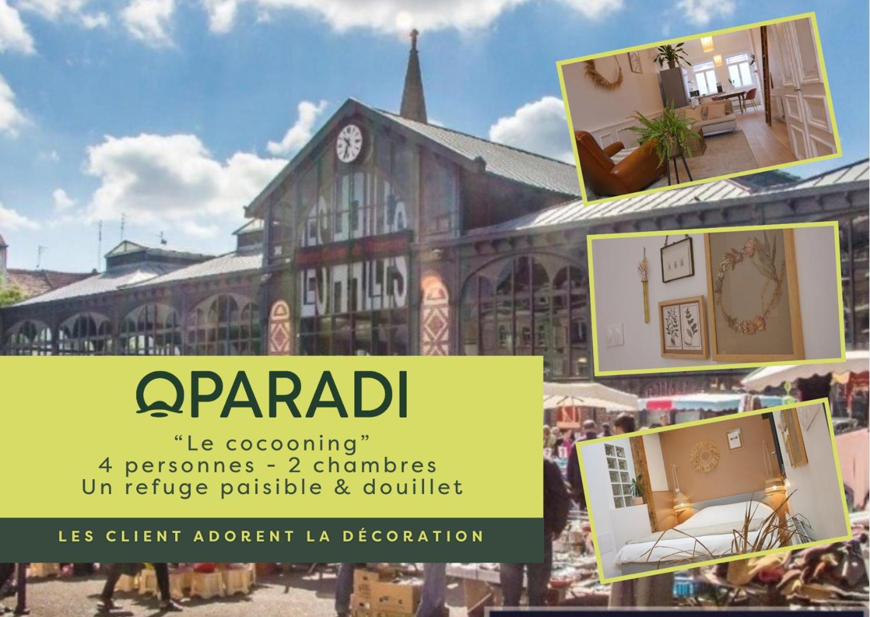 Oparadi "Le Coconing" En Plein Coeur Du Marche De Wazemmes リール エクステリア 写真